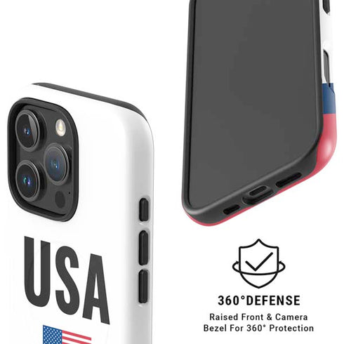 USA American Flag iPhone 16 Pro Magsafe Impact Case